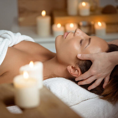 masaje facial relajante
